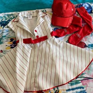 🎃⚾️Girls Chasing Fireflys Baseball Costume